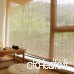 Fenêtre naturelle store aveugle tissé à la main naturel rétro coupé volets respirants coupe-vent respirant Color : Flat Curtain  Size : W60*H160cm - B07VQL9PVF